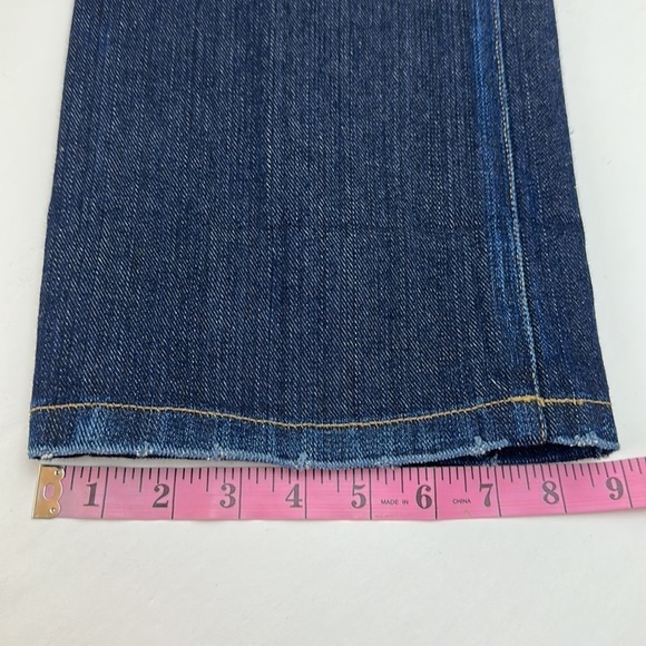 Tommy Hilfiger Straight Leg Jeans Size 12 Dark Wash Denim - Picture 12 of 15
